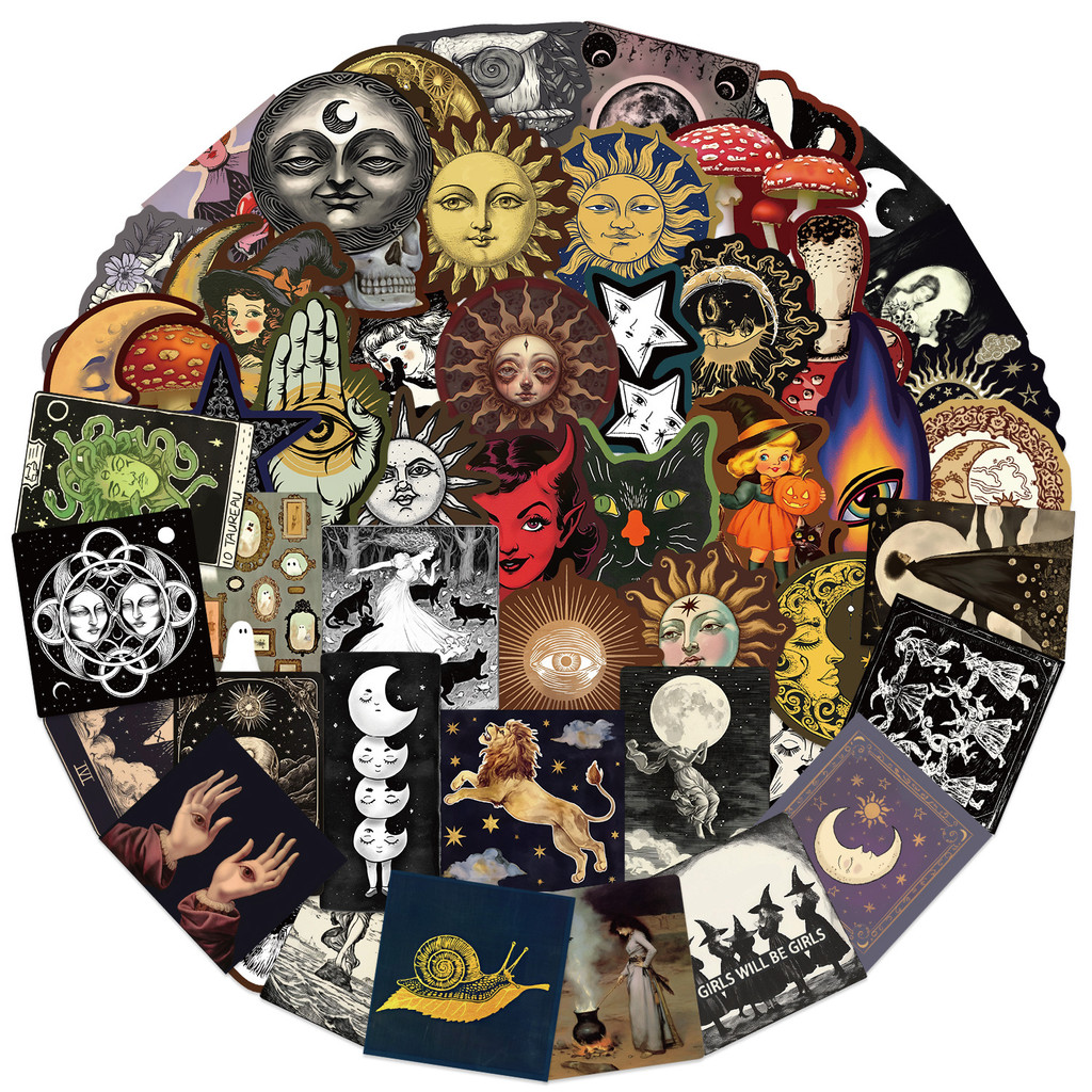 Tech Gear Accessories - ​50PCS Celestial Eye Stickers - Mystic