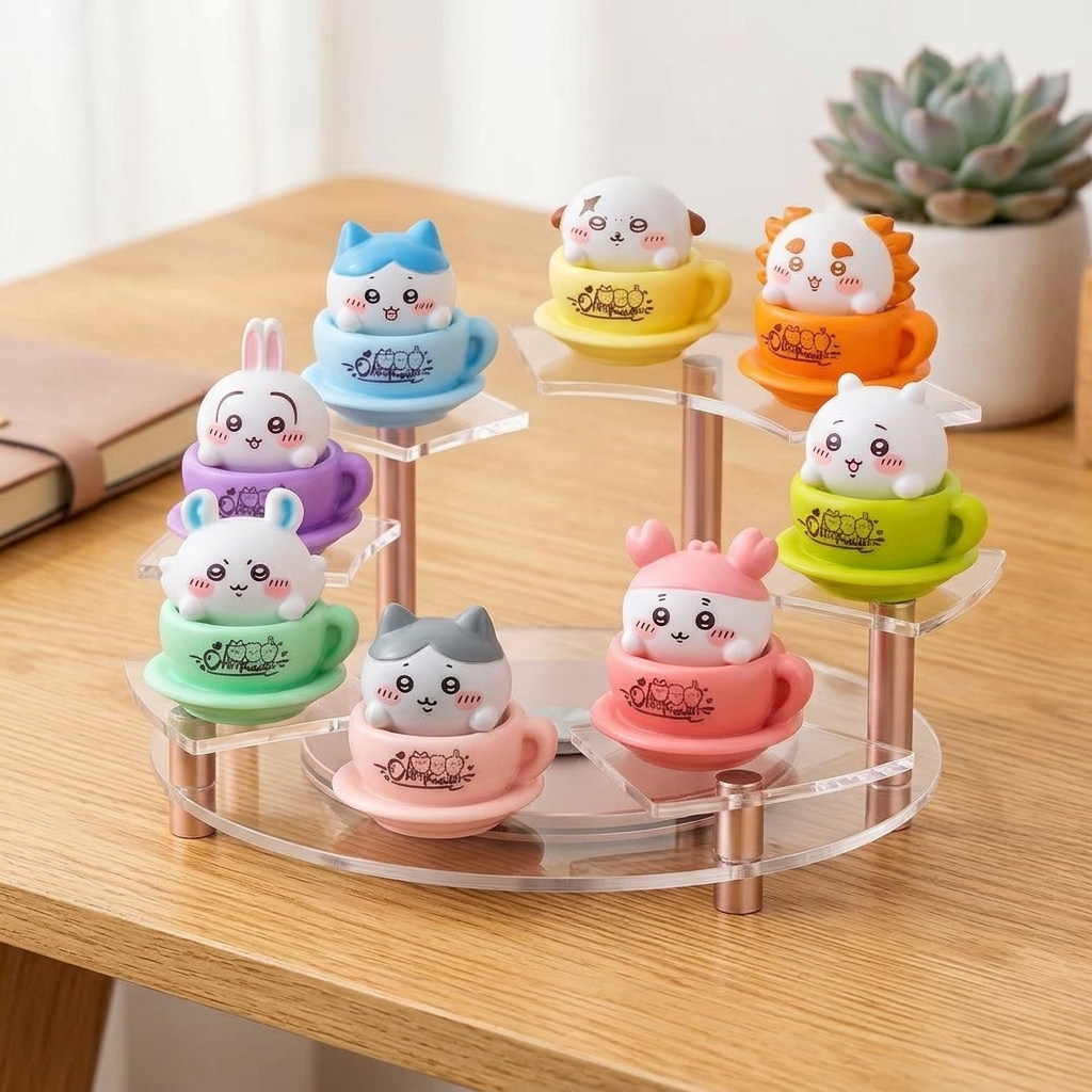 Tech Home Accessories - Chiikawa Rotating Cup Figure Kawaii Anime