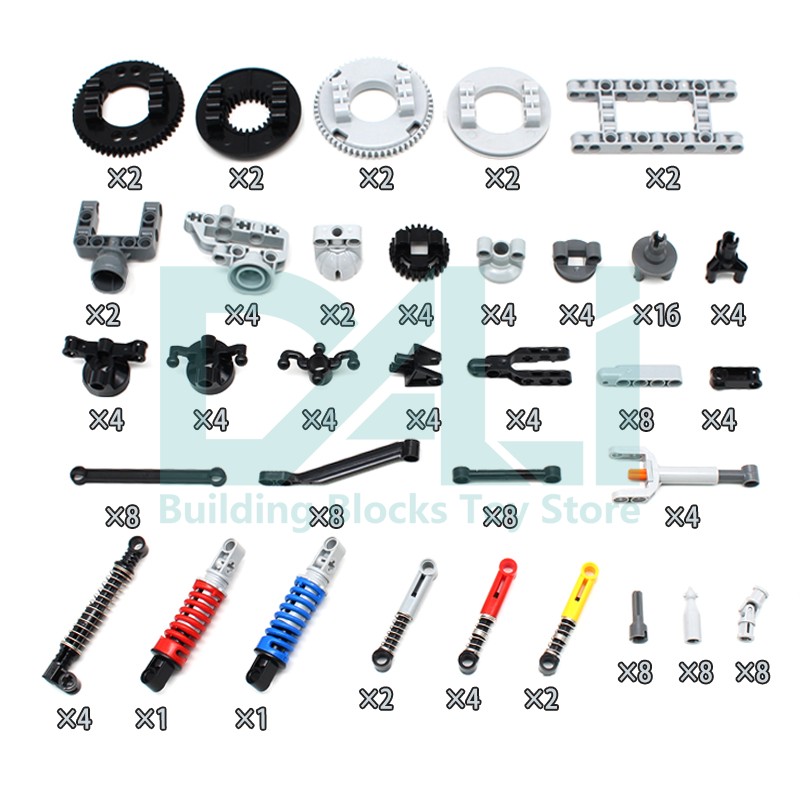 148Pcs MOC Technical Parts Gea - Tech Gear Accessories のレビューと価格