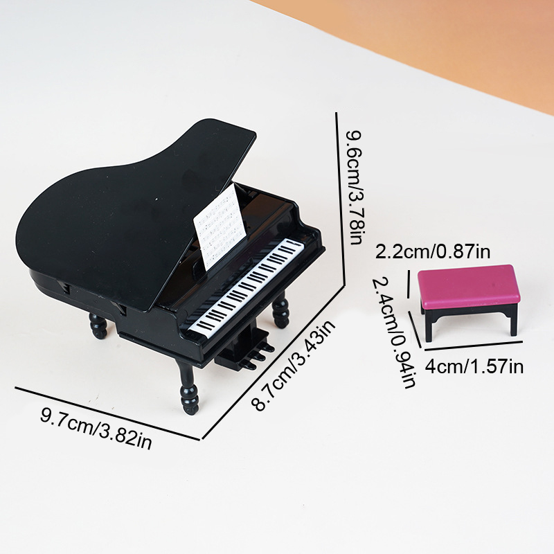 1:12 Dollhouse Miniature Piano - Tech Home Accessories のレビューと価格