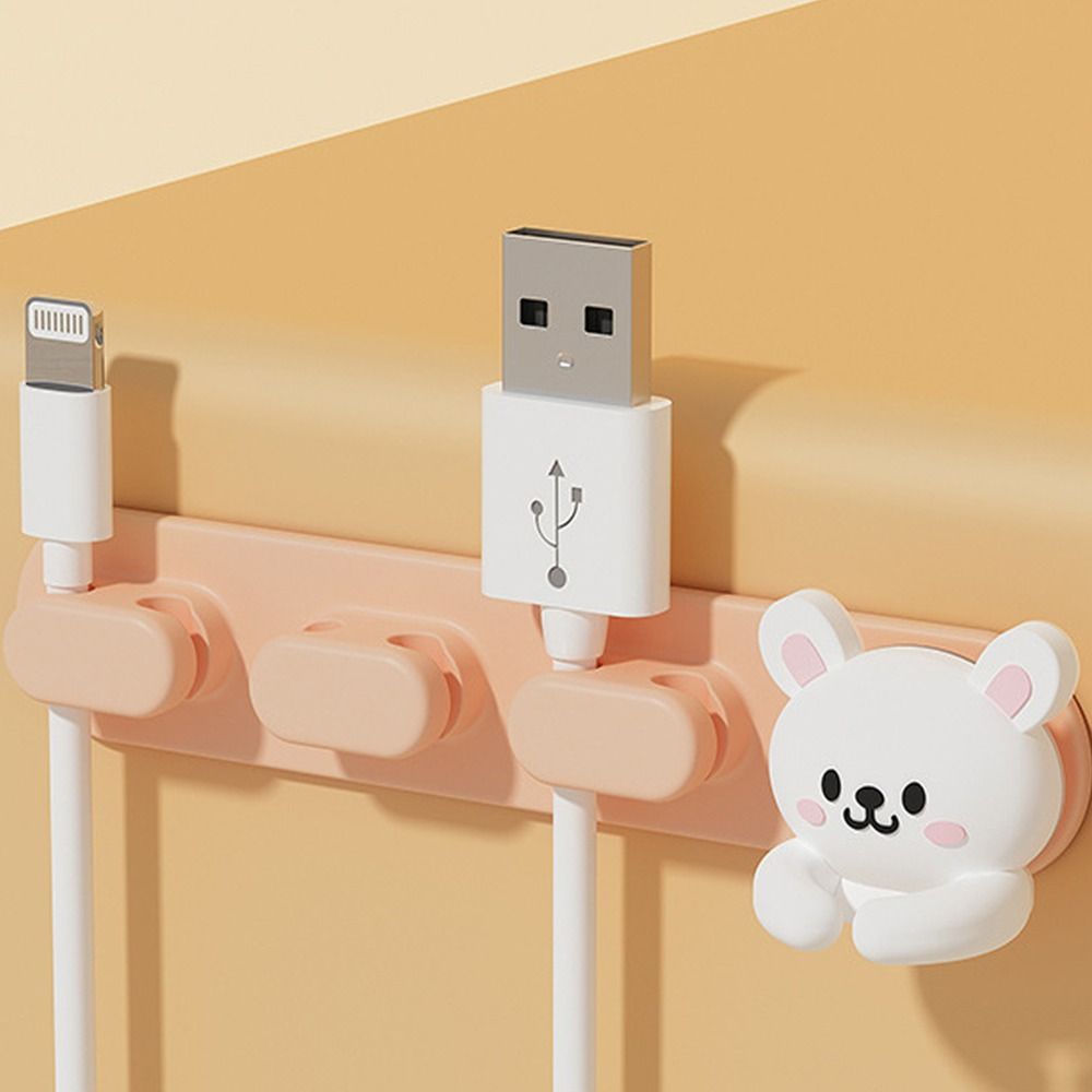 Strong Adhesive Self-Adhesive  - Desk Cable Clip のレビューと価格