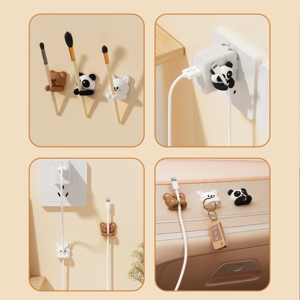 Strong Adhesive Self-Adhesive  - Desk Cable Clip のレビューと価格