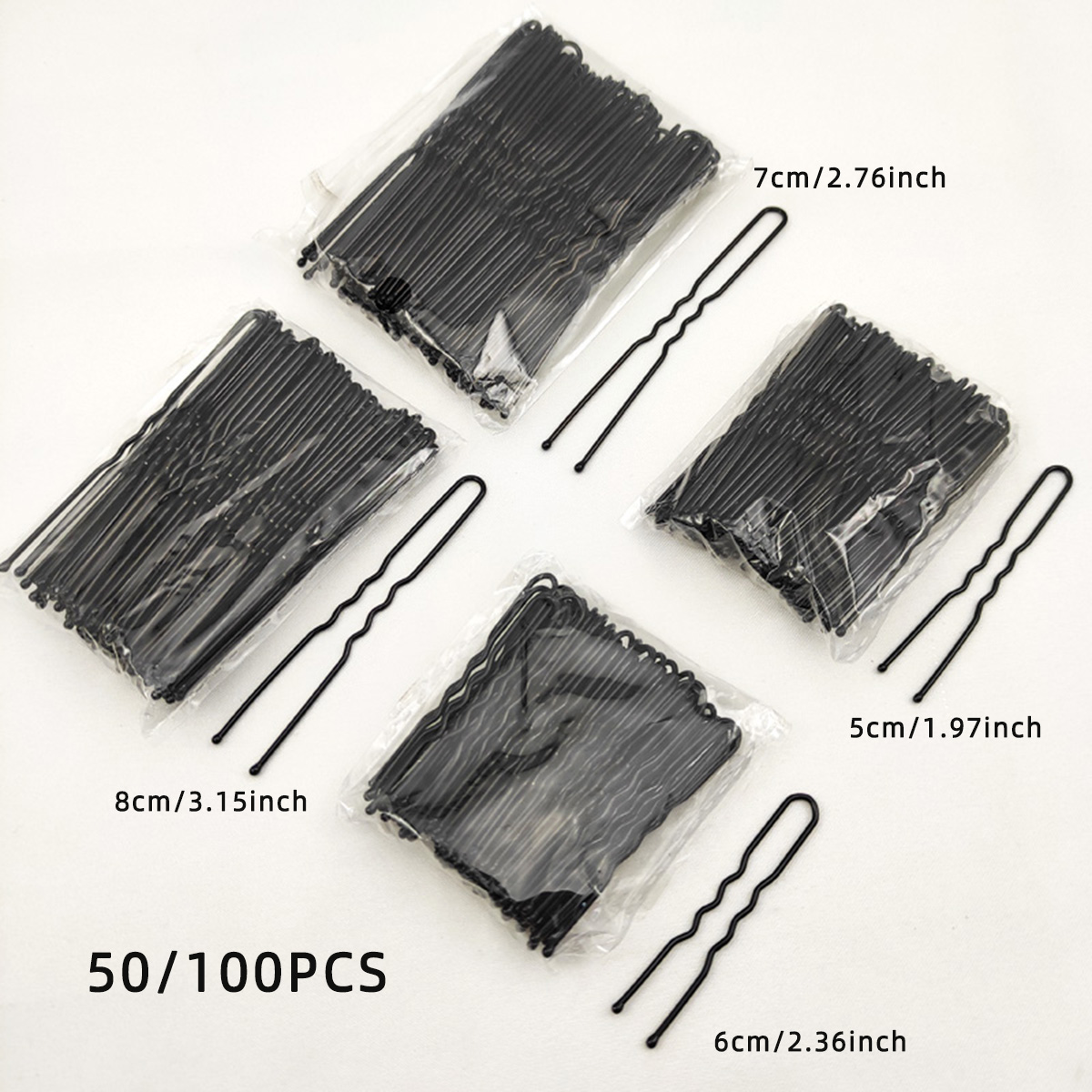 50/100 PCS Women 5/6/7/8 cm Ha - Tech Accessories Women のレビューと価格