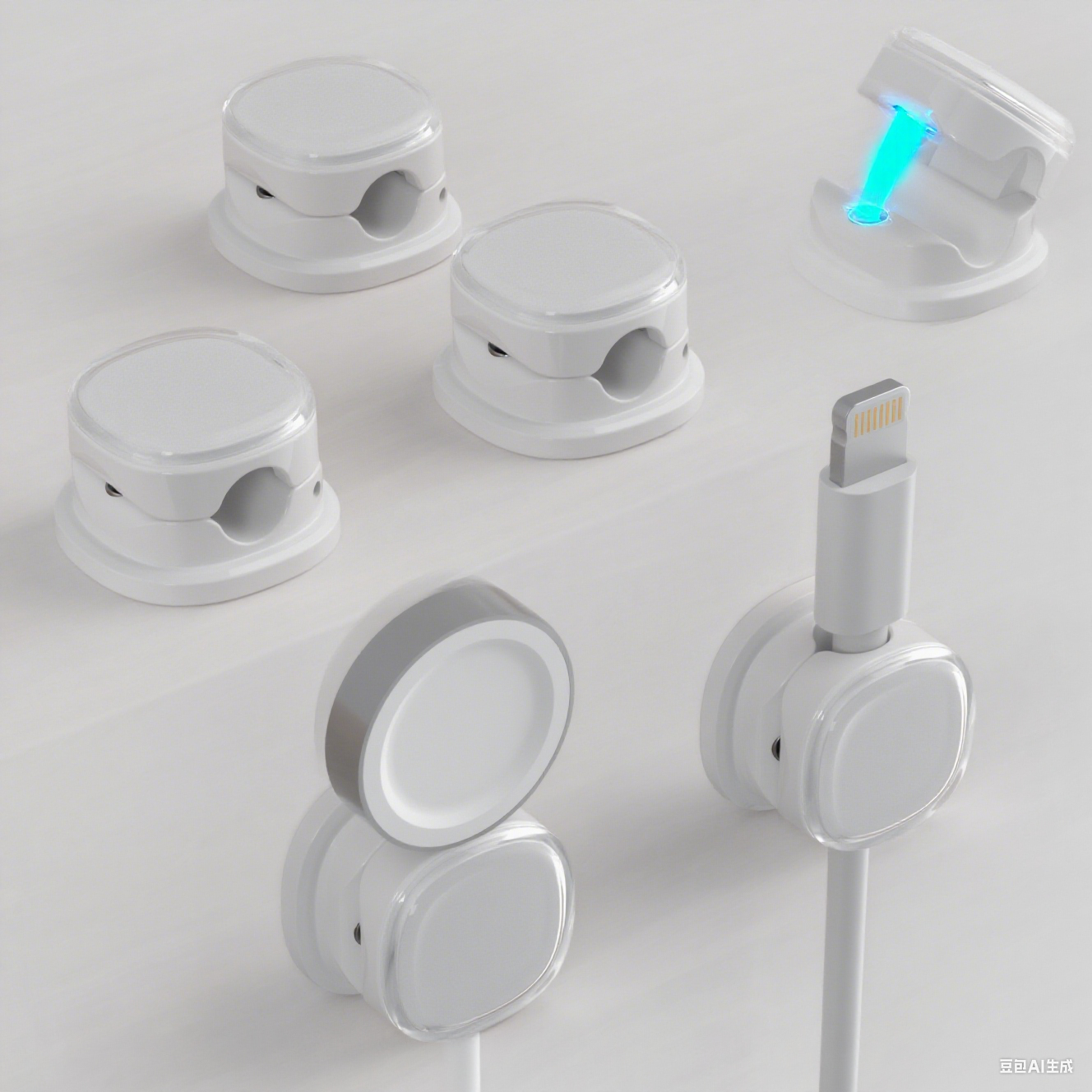 3/6/8/12PCS Magnetic Cable Cli - Desk Cable Clip のレビューと価格