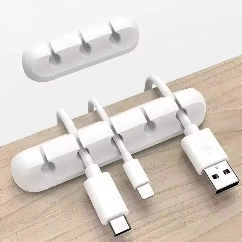 Silicone USB Cable Clip Winder - Desk Cable Clip のレビューと価格