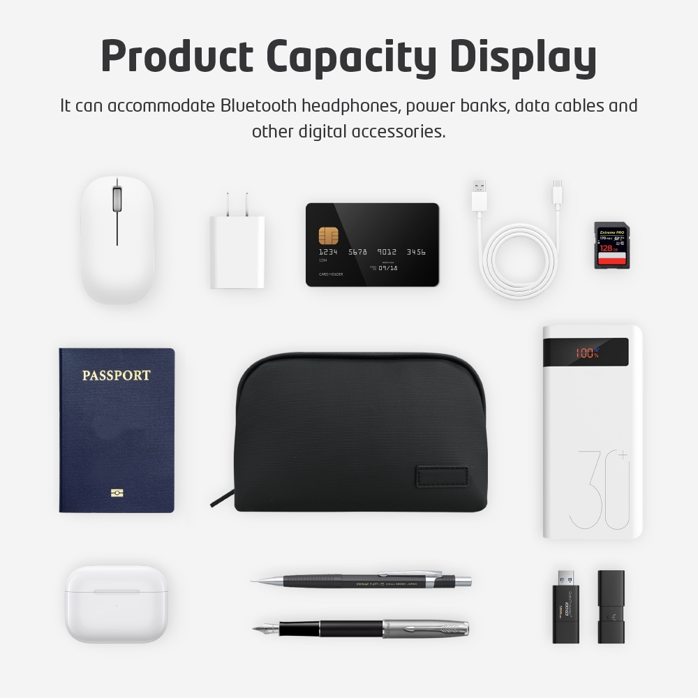 Lightweight Water Resistant Te - Tech Accessories Storage のレビューと価格