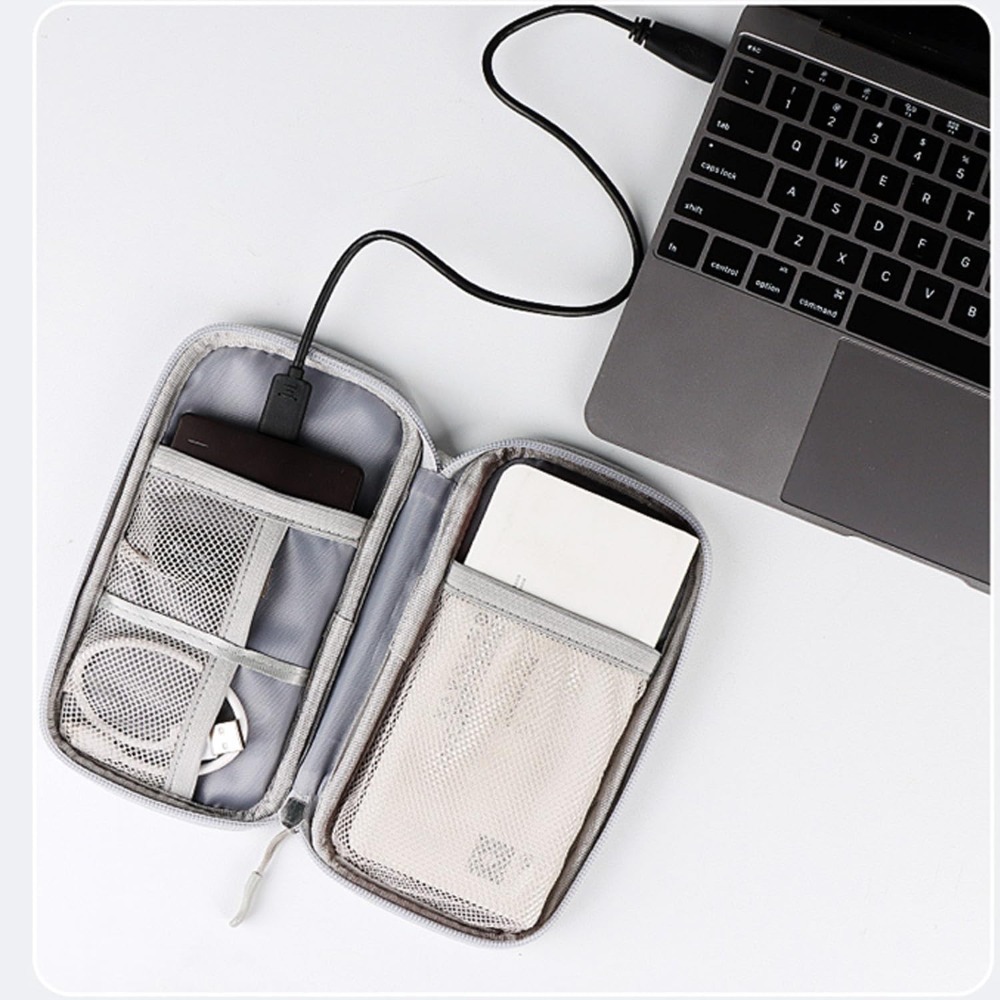 Portable Double Layer Electron - Tech Accessories Storage のレビューと価格