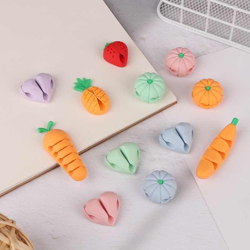 2/4Pcs Cute Love Pineapple Cab - Desk Cable Clip のレビューと価格