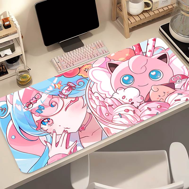 Anime Mouse Pad 90x40cm Pokemo - Tech Accessories Desk のレビューと価格