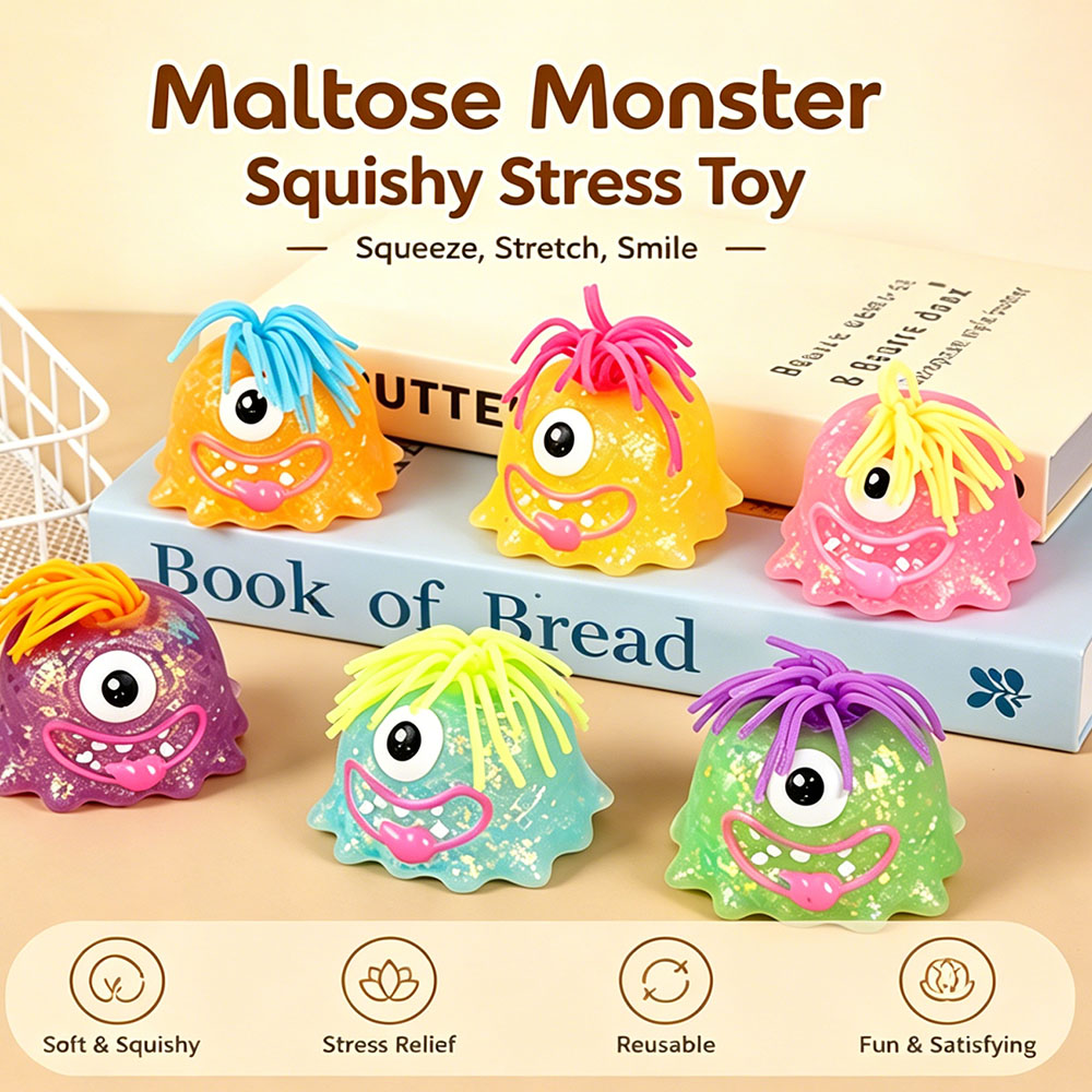 Kawaii Maltose Monster Squishy - Tech Home Accessories のレビューと価格
