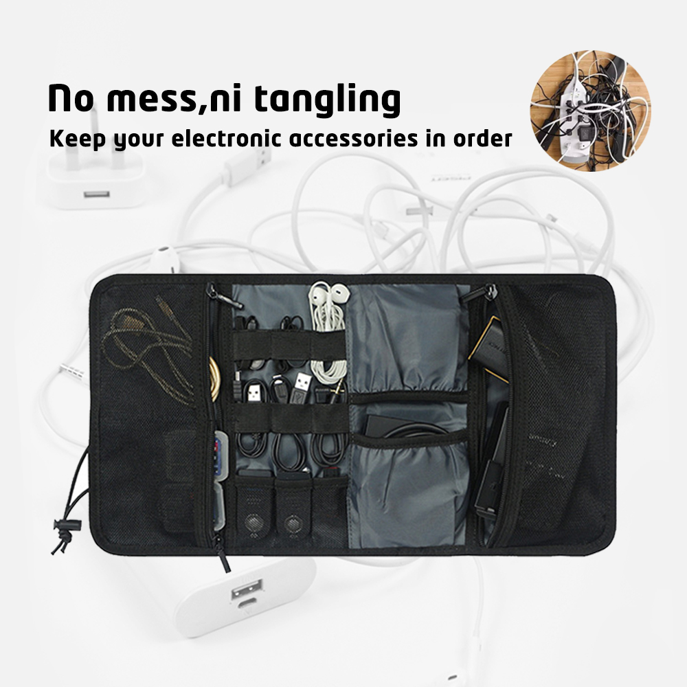 Home Cable Organizer Pouch | R - Tech Accessories Storage のレビューと価格