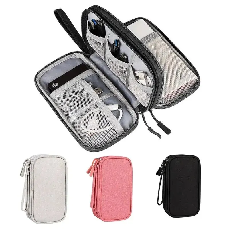 1PCS Grey/Black/Pink/Navy NEW  - Travel Cable Organizer のレビューと価格
