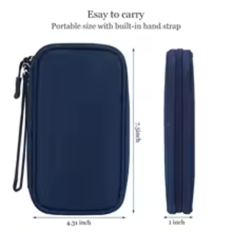 1PCS Grey/Black/Pink/Navy NEW  - Travel Cable Organizer のレビューと価格