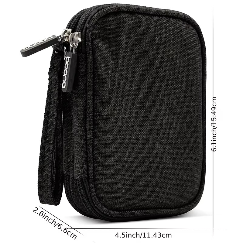 1PCS Grey/Black/Pink/Navy NEW  - Travel Cable Organizer のレビューと価格