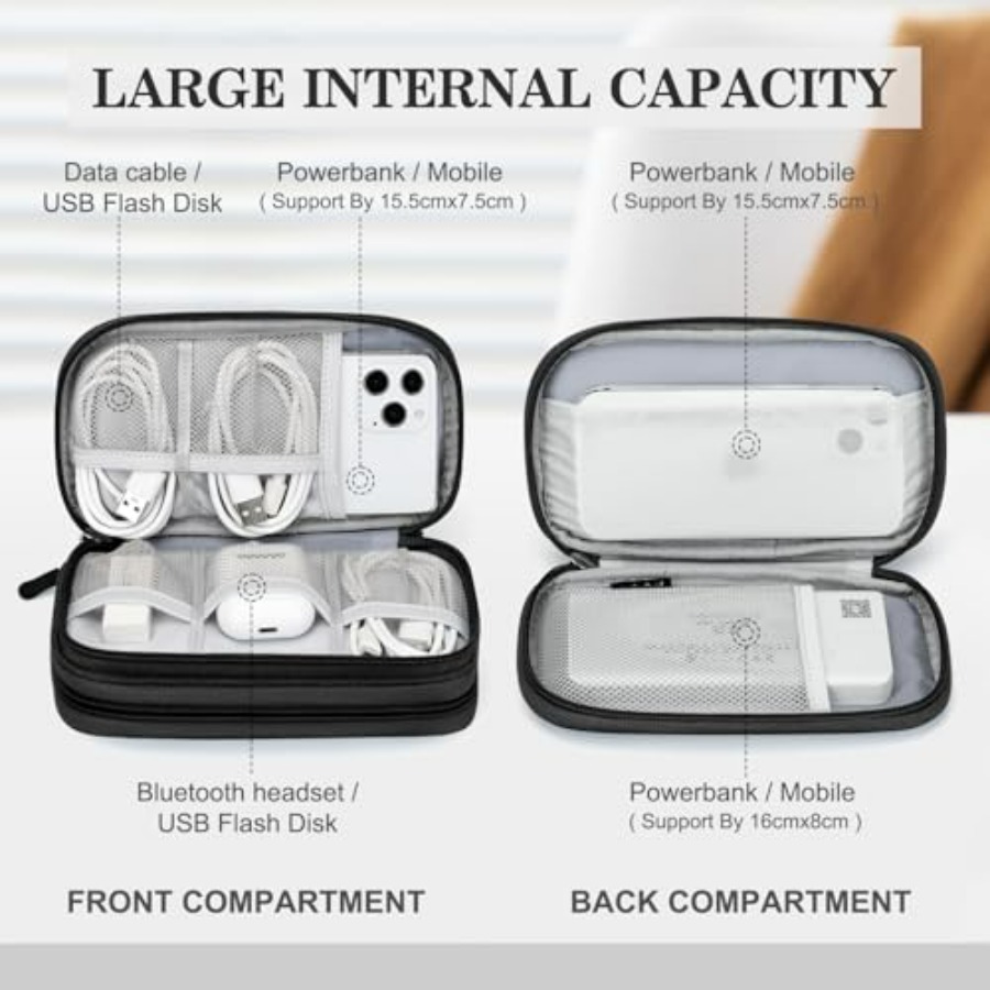 Travel Cable Organizer Pouch E - Travel Cable Organizer のレビューと価格