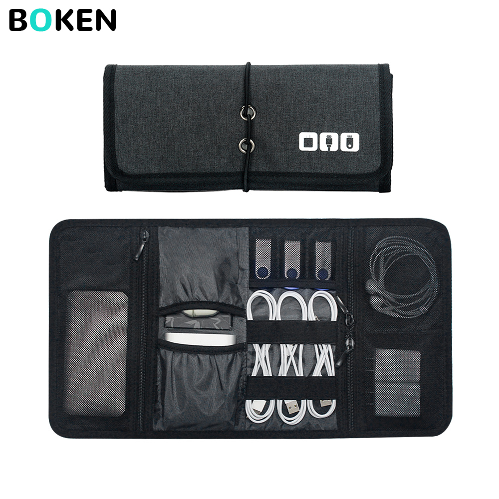 Tech Organizer Bag Cable Stora - Tech Accessories Storage のレビューと価格