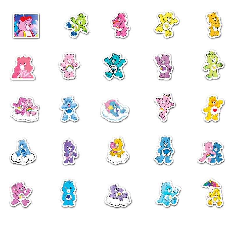 New Cute 50Pcs Care Bears Clas - Tech Home Accessories のレビューと価格