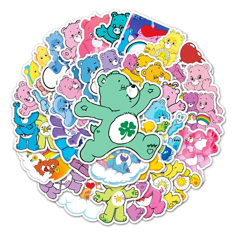 New Cute 50Pcs Care Bears Clas - Tech Home Accessories のレビューと価格