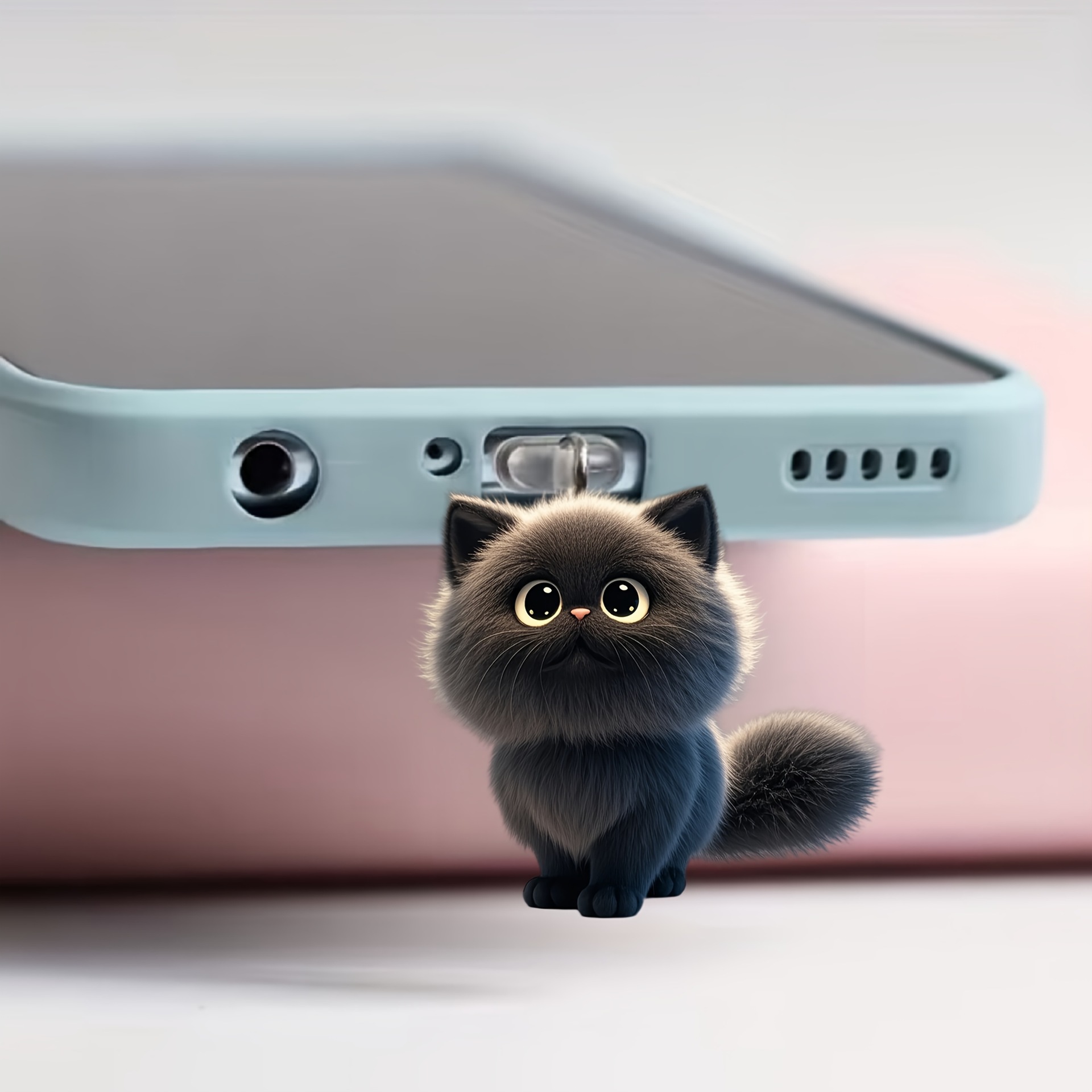 2D Flat Acrylic Cute Dust Plug - Tech Accessories For Iphone のレビューと価格