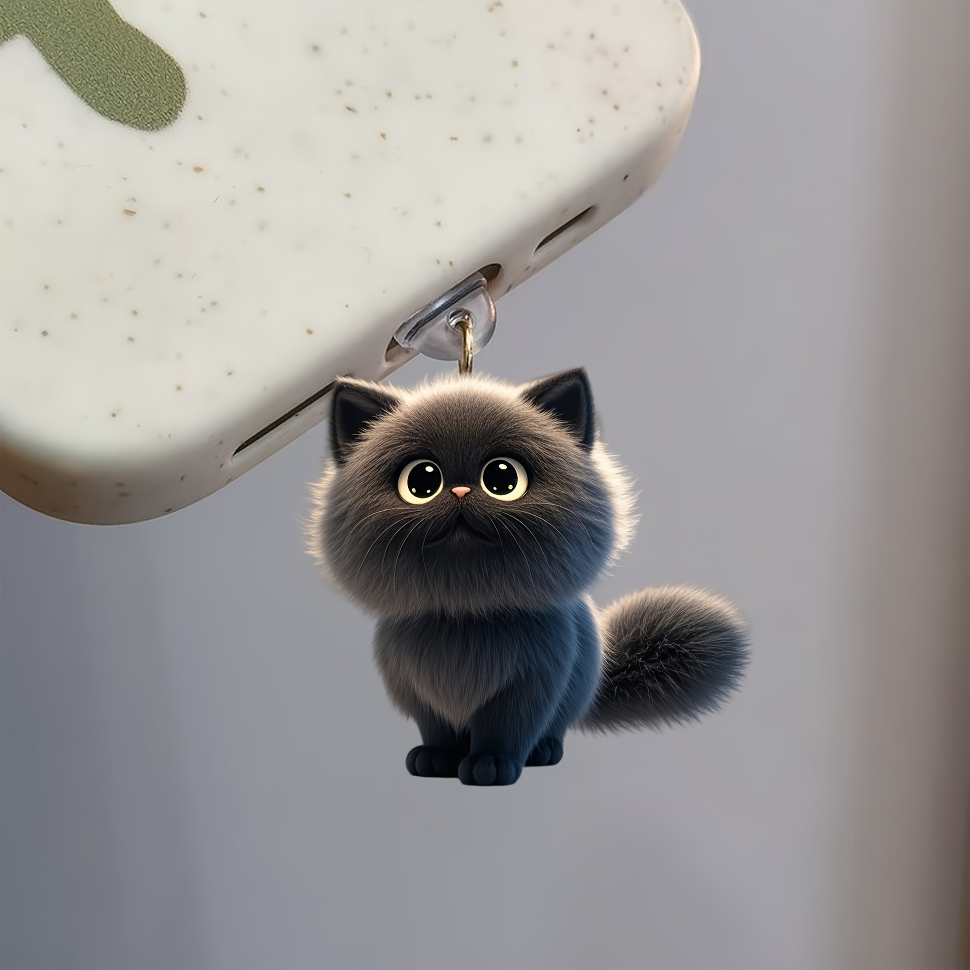 2D Flat Acrylic Cute Dust Plug - Tech Accessories For Iphone のレビューと価格