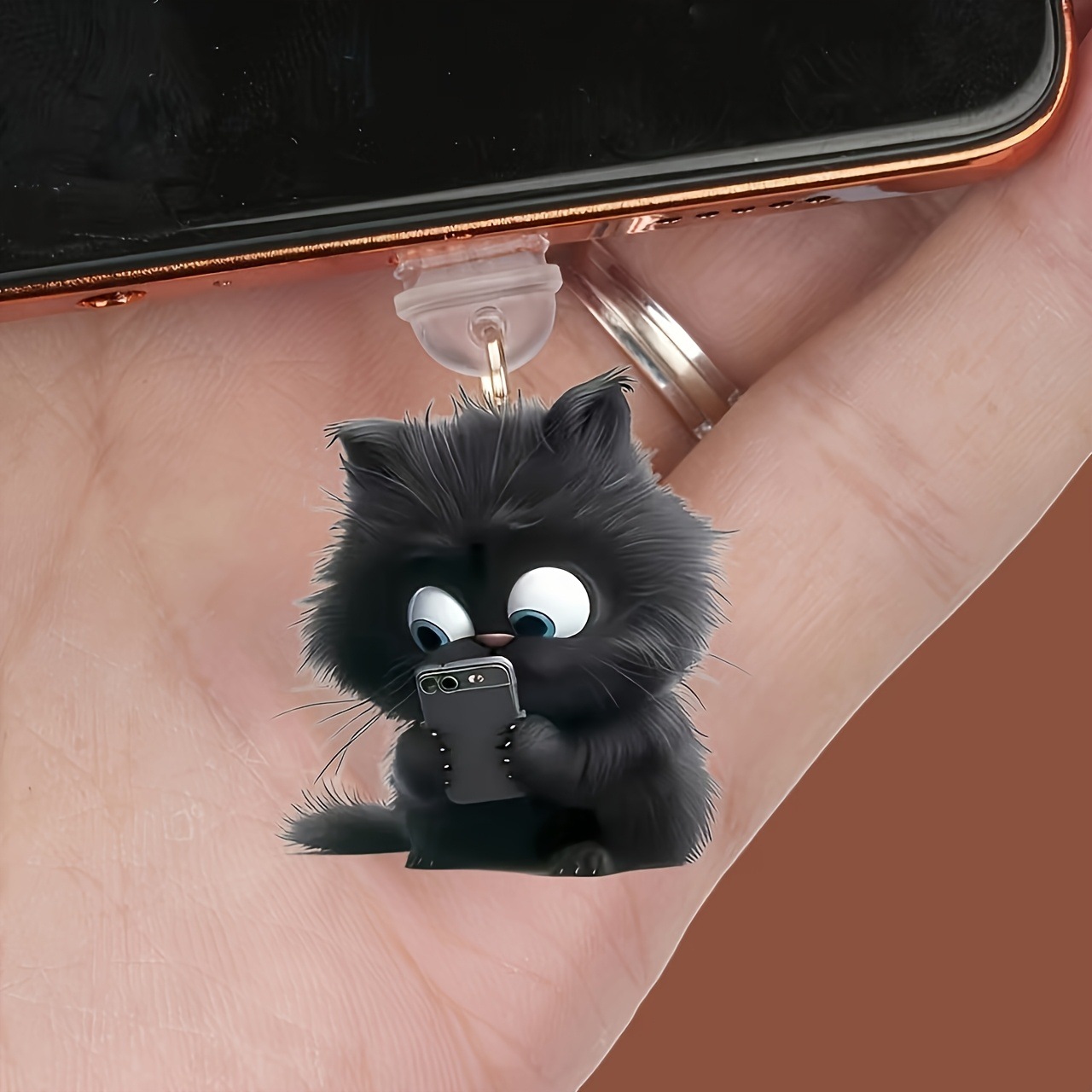 2D Flat Acrylic Cute Dust Plug - Tech Accessories For Iphone のレビューと価格
