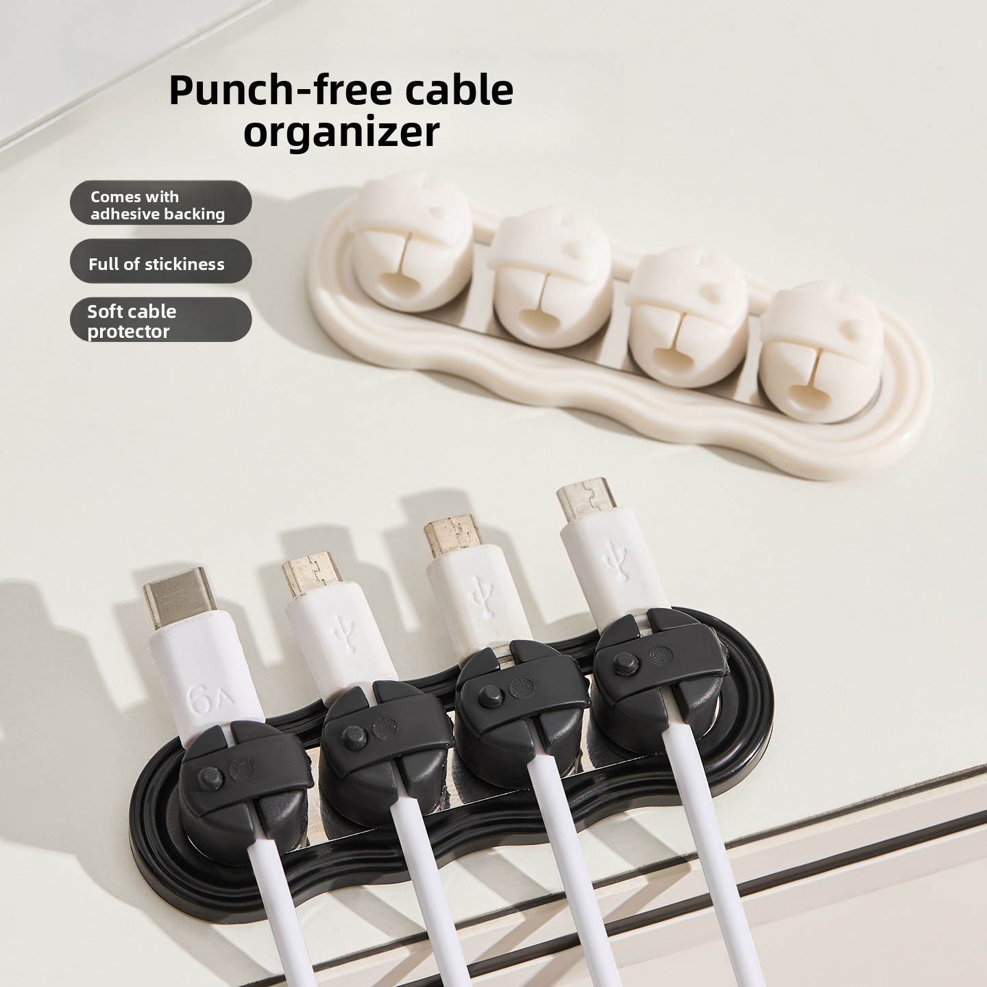 Magnetic Self-adhesive Cable O - Desk Cable Clip のレビューと価格