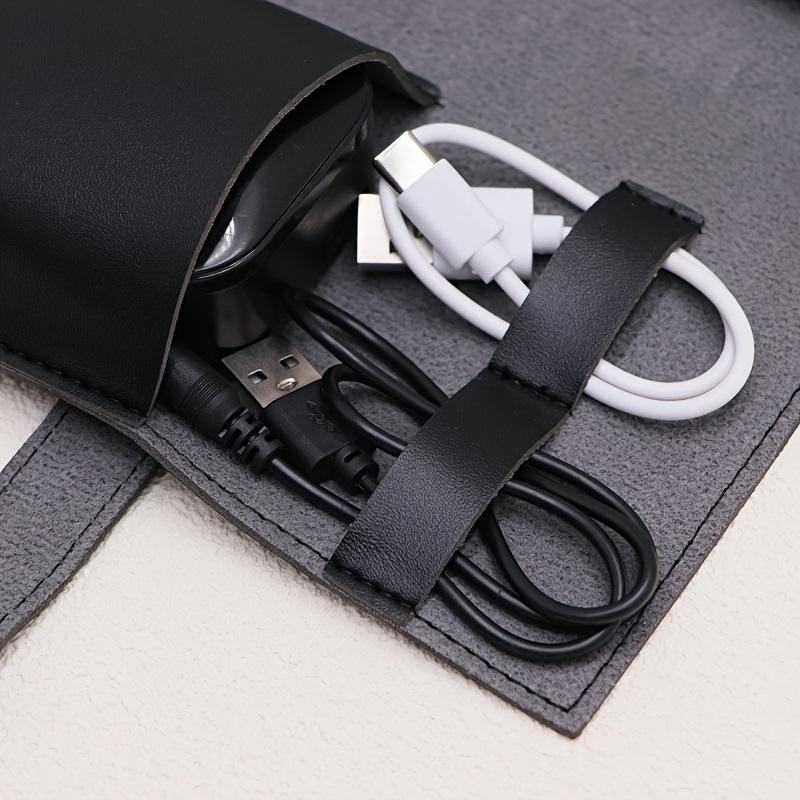 1pc PU Leather Multi-Compartme - Tech Woven Accessories のレビューと価格