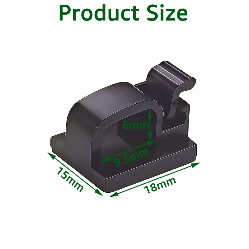 20 PCS Adhesive Cable Wire Cli - Desk Cable Clip のレビューと価格