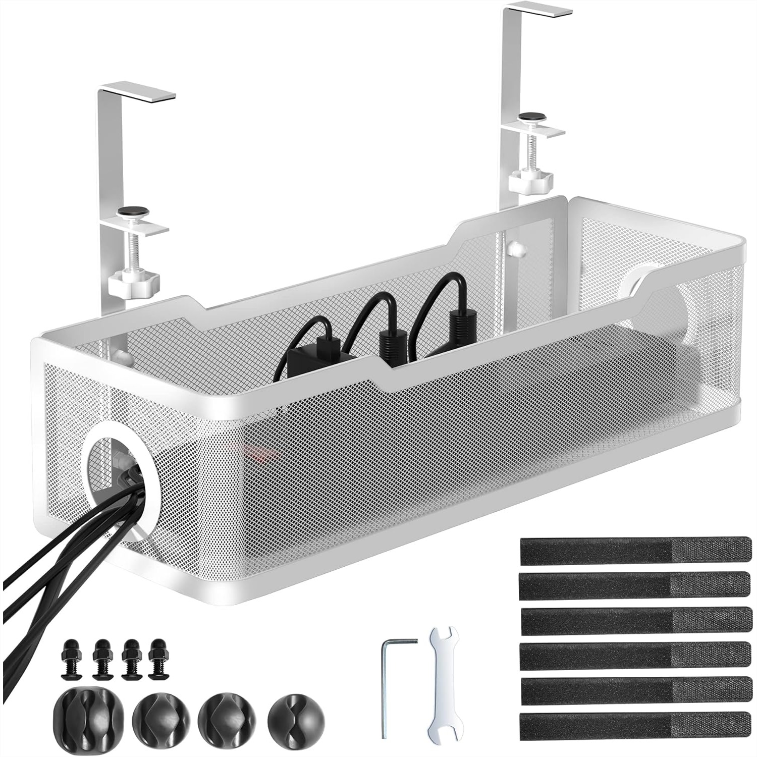 Under Desk Cable Management Tr - Desk Cable Clip のレビューと価格