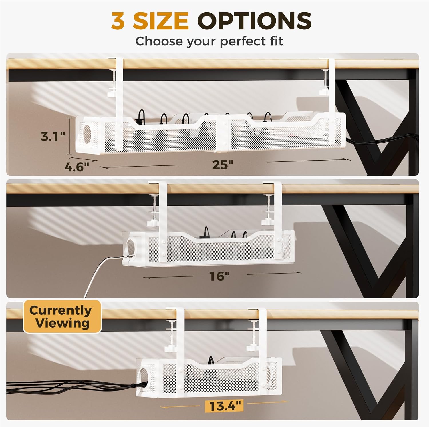 Under Desk Cable Management Tr - Desk Cable Clip のレビューと価格
