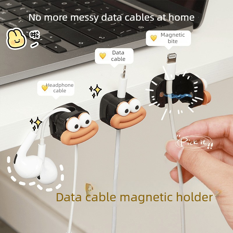 1/5/10pcs Magnetic Cable Clips - Desk Cable Clip のレビューと価格