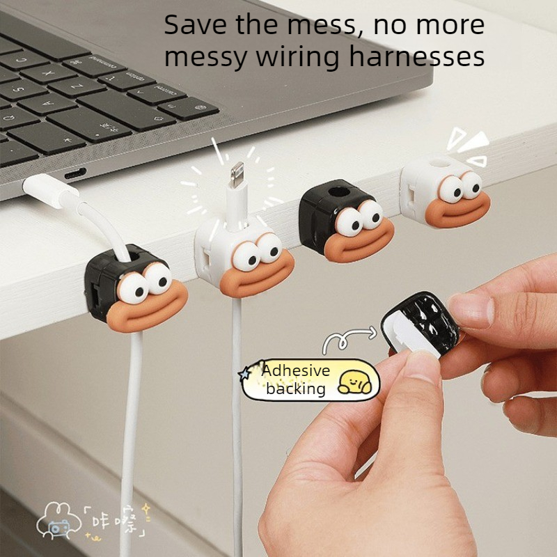 1/5/10pcs Magnetic Cable Clips - Desk Cable Clip のレビューと価格