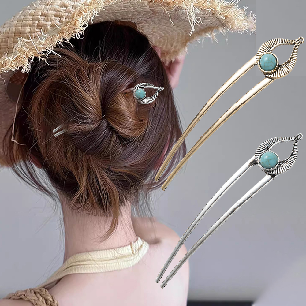 Egypt Turquoise U Shape Hair F - Tech Accessories Women のレビューと価格