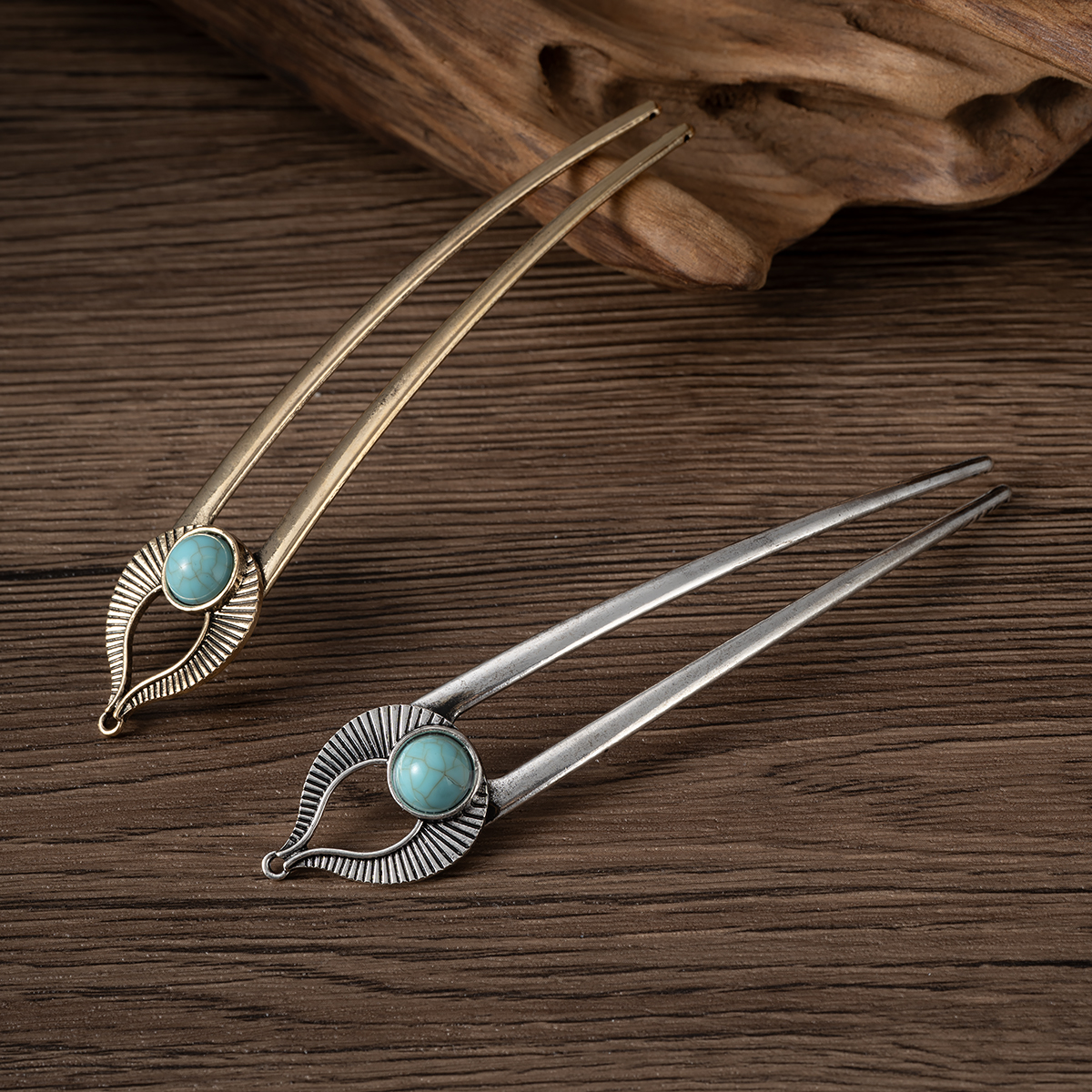 Egypt Turquoise U Shape Hair F - Tech Accessories Women のレビューと価格