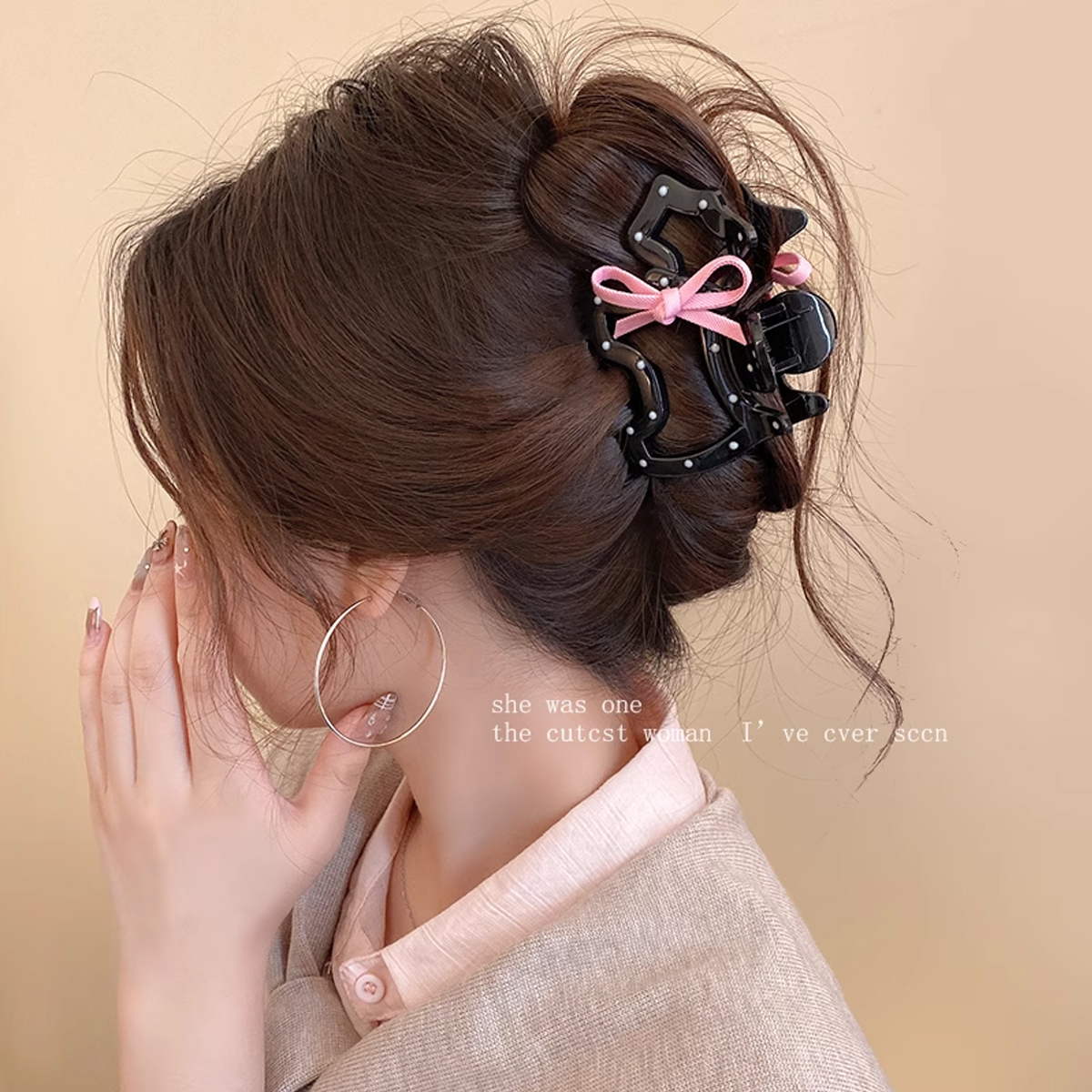 1pc bowknot polka dot dog claw - Hi Tech Accessories のレビューと価格