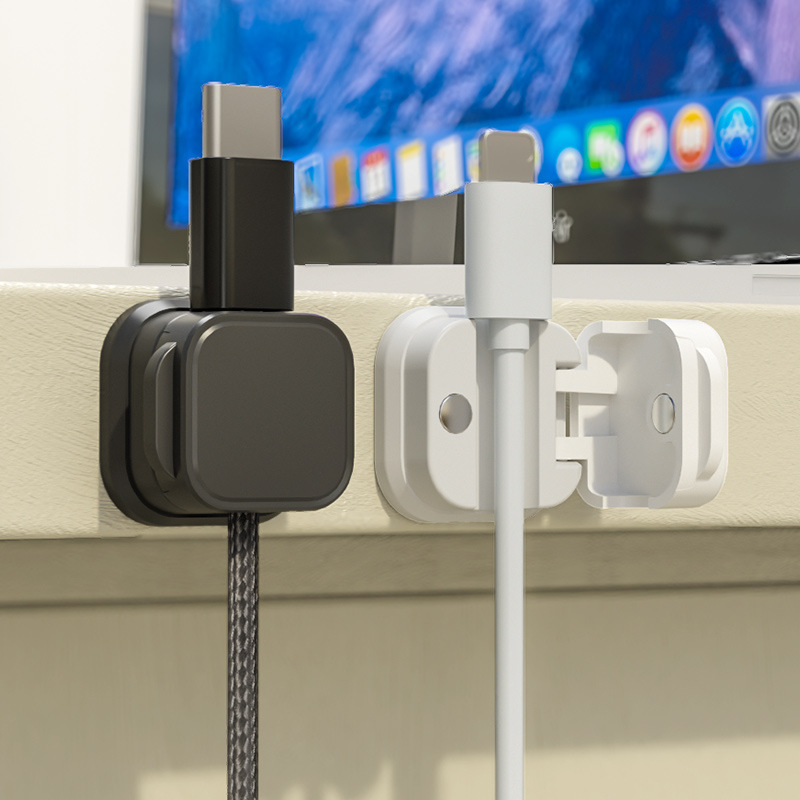 Multi Color Magnetic Cable Man - Desk Cable Clip のレビューと価格