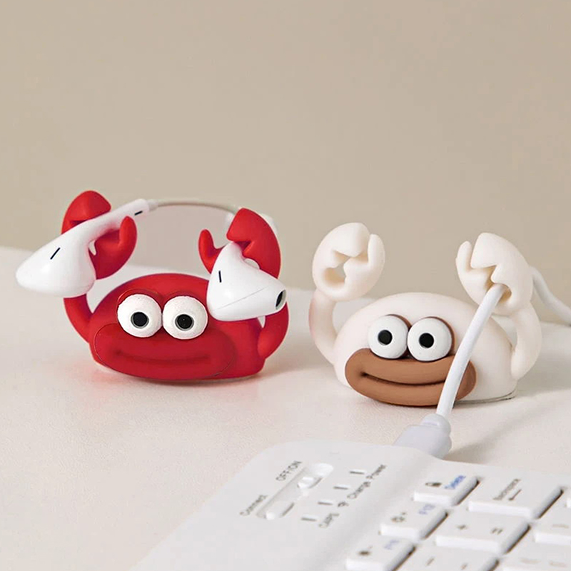 Cartoon Crab Cable Holder Desk - Desk Cable Clip のレビューと価格