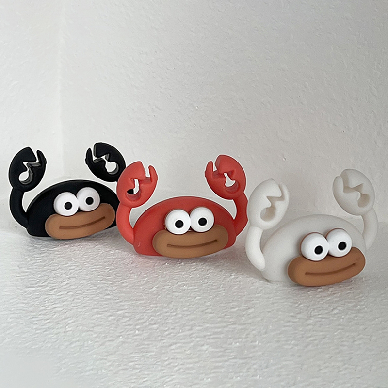 Cartoon Crab Cable Holder Desk - Desk Cable Clip のレビューと価格