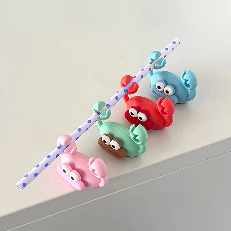 Cartoon Crab Cable Holder Desk - Desk Cable Clip のレビューと価格